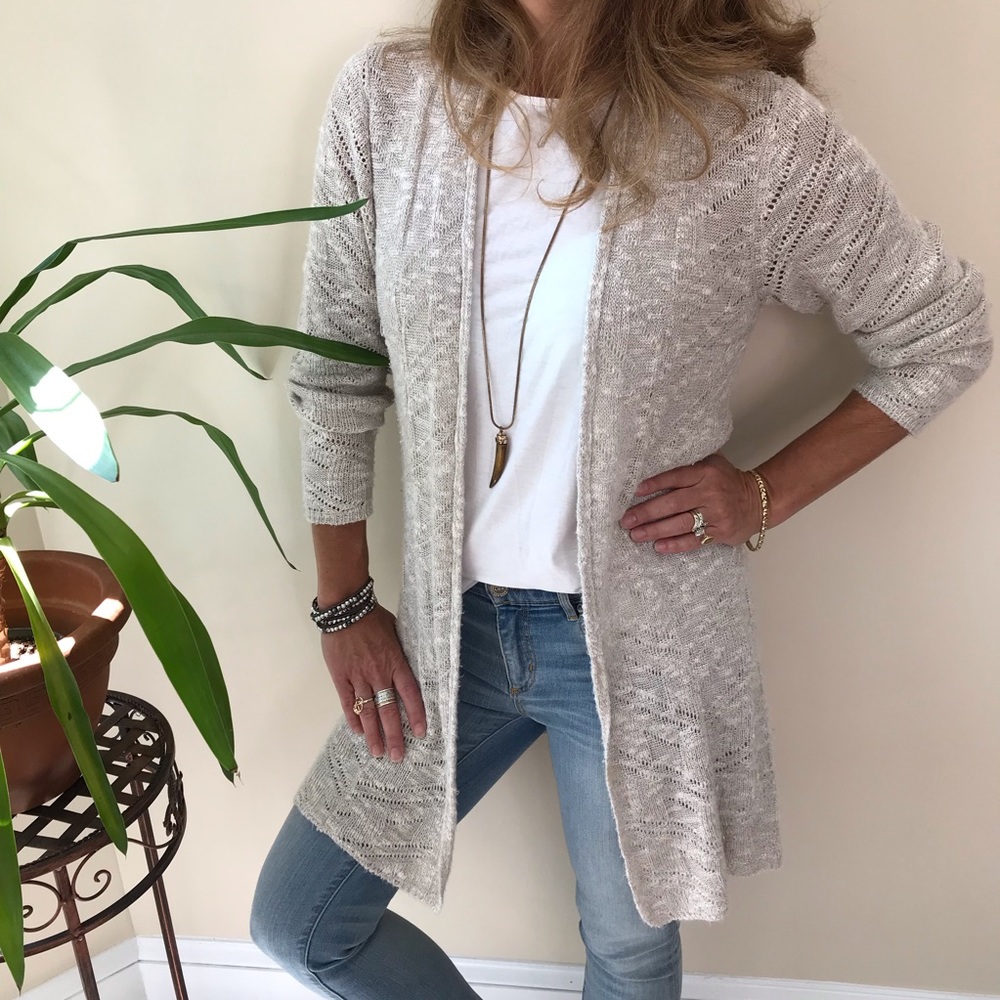 Eileen Fisher Knit Cardigan—Size Small